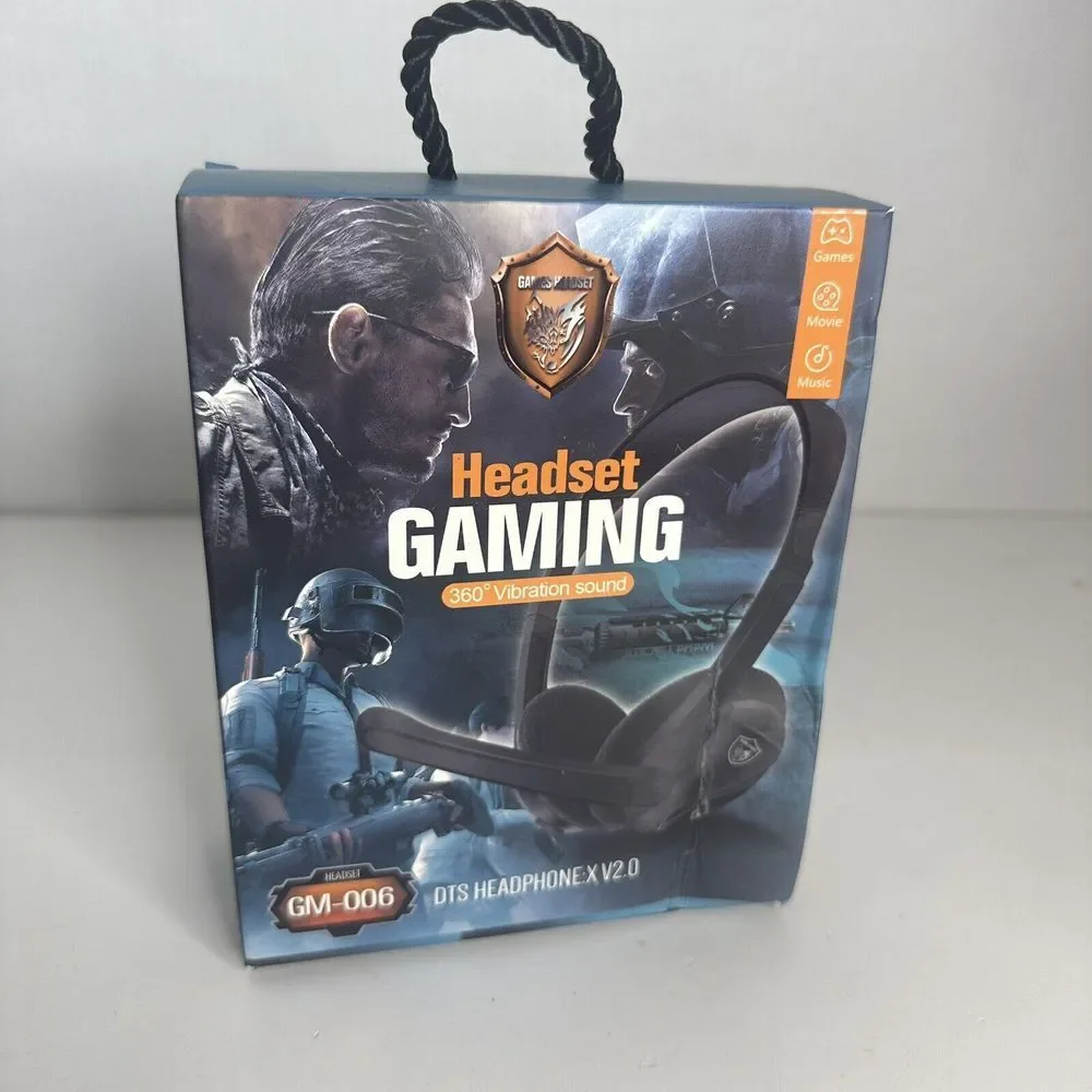 Gm-006‎ Gaming Headset Headphones Lightweight